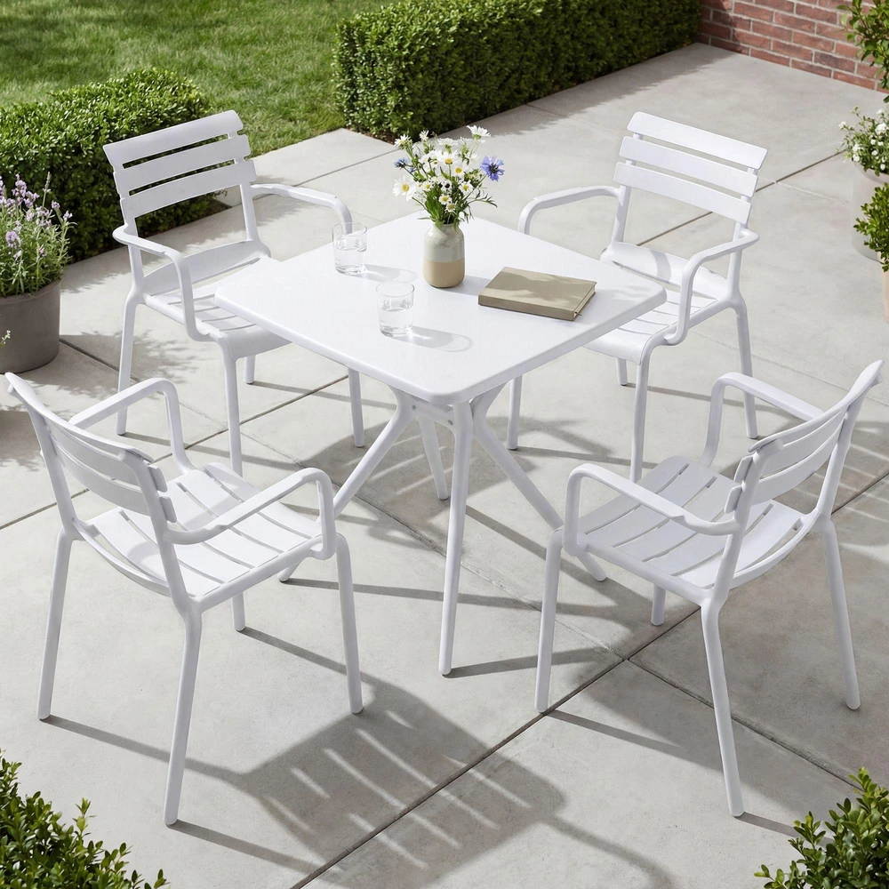 Lauko baldų komplektas Mville Sodo baldų komplektas „Avena“ su 4 kėdėmis