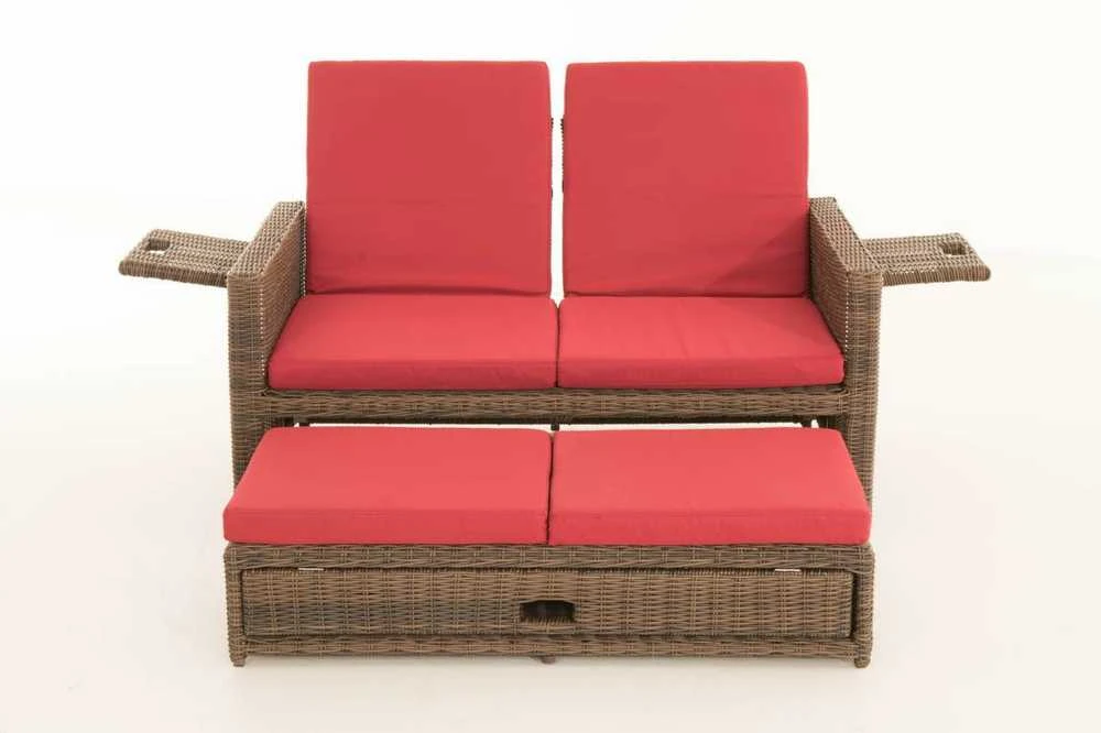 Clp Trading Mville Sofa Ancona rubino raudonos spalvos 5 mm