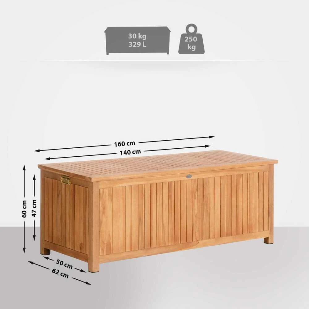 Mville Tikmedžio sodo dėžė Odessa 160x62x60