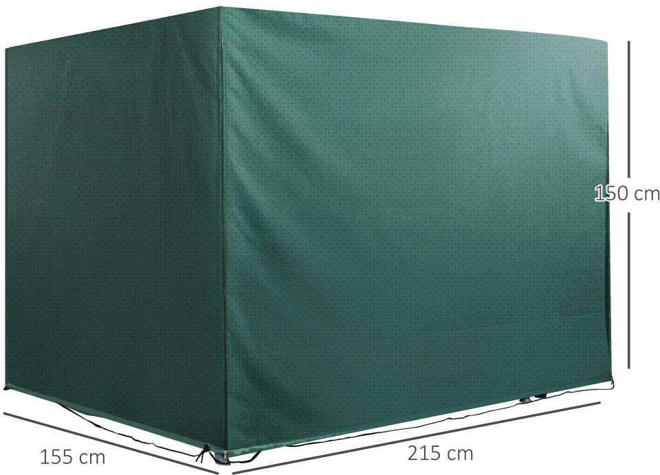 Outsunny® apsauginis uždangalas, atsparus vandeniui ir UV spinduliams, 215x155x150 cm