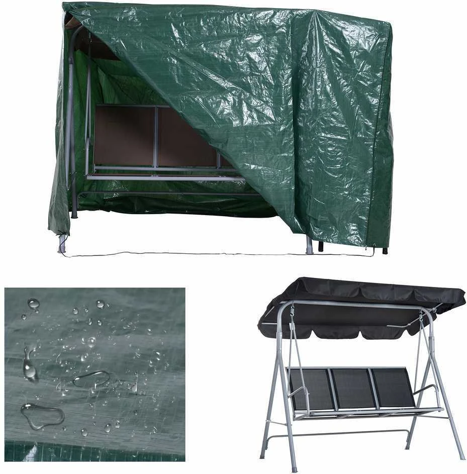 Outsunny® apsauginis uždangalas, atsparus vandeniui ir UV spinduliams, 215x155x150 cm