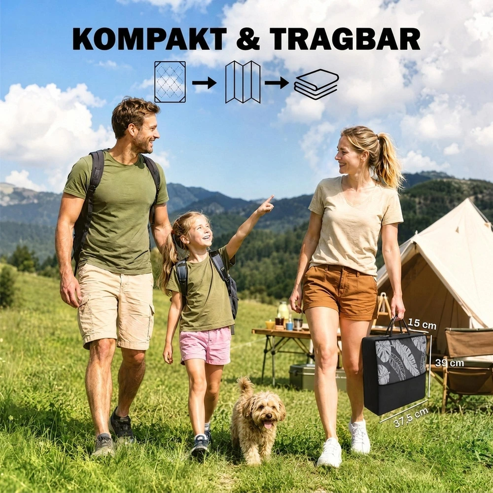 Lauko kilimas Outsunny, atsparus oro sąlygoms plastikinis kilimas, dvipusis dizainas balkonui ir terasai, pilka+balta, 182x274cm