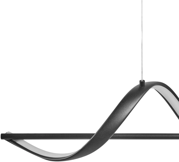 LED pakabinamas šviestuvas BELIANI KHUTTI su nuotolinio valdymo pulteliu ir šviesos reguliatoriumi, metalinis, juodas