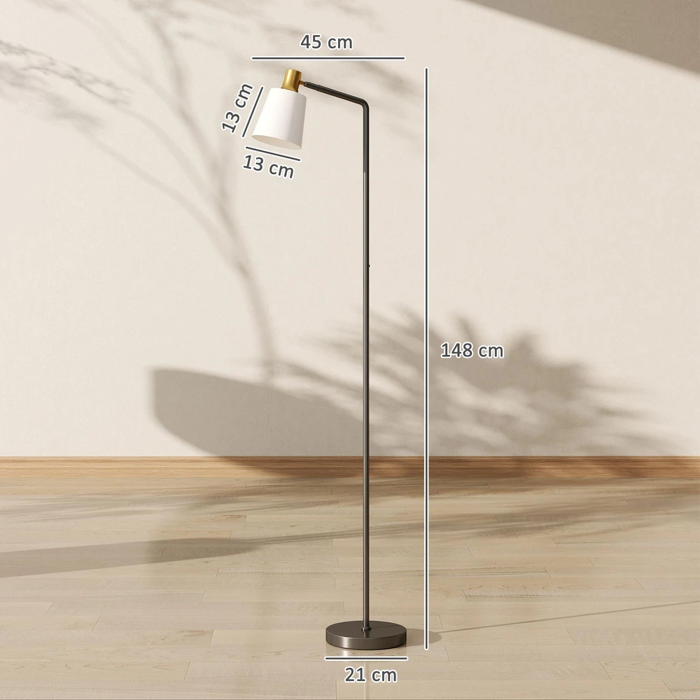LED grindinis šviestuvas svetainei, 350° pasukama galvutė, 3000K/4000K/6500K spalvų temperatūra, juodas