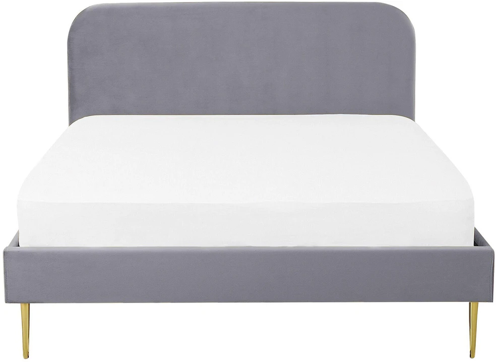 Lova Beliani FLAYAT 180 x 200 cm pilka