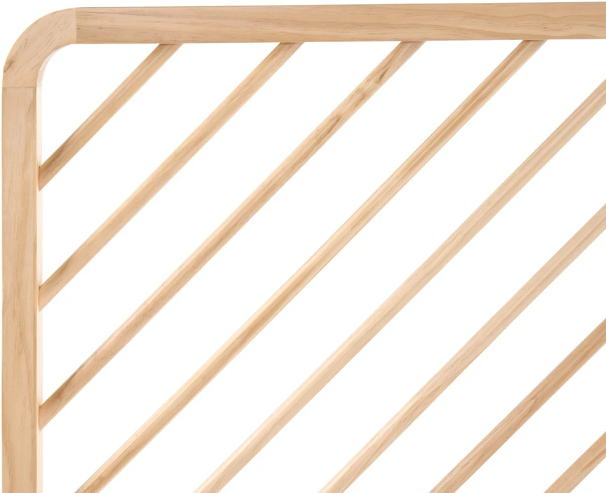 Lova Beliani Lovis iš pušies medienos SEPHOS 160 x 200 cm šviesiai ruda