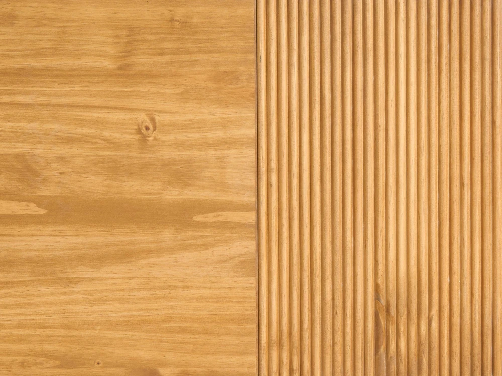Lova Beliani Lovos rėmas iš pušies medienos FLAVIGNAC 120 x 200 cm Šviesiai rudas