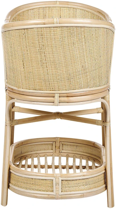 Lova Beliani Vaikiška lovelė Rattan LAGRASSE 50 x 70 cm natūrali
