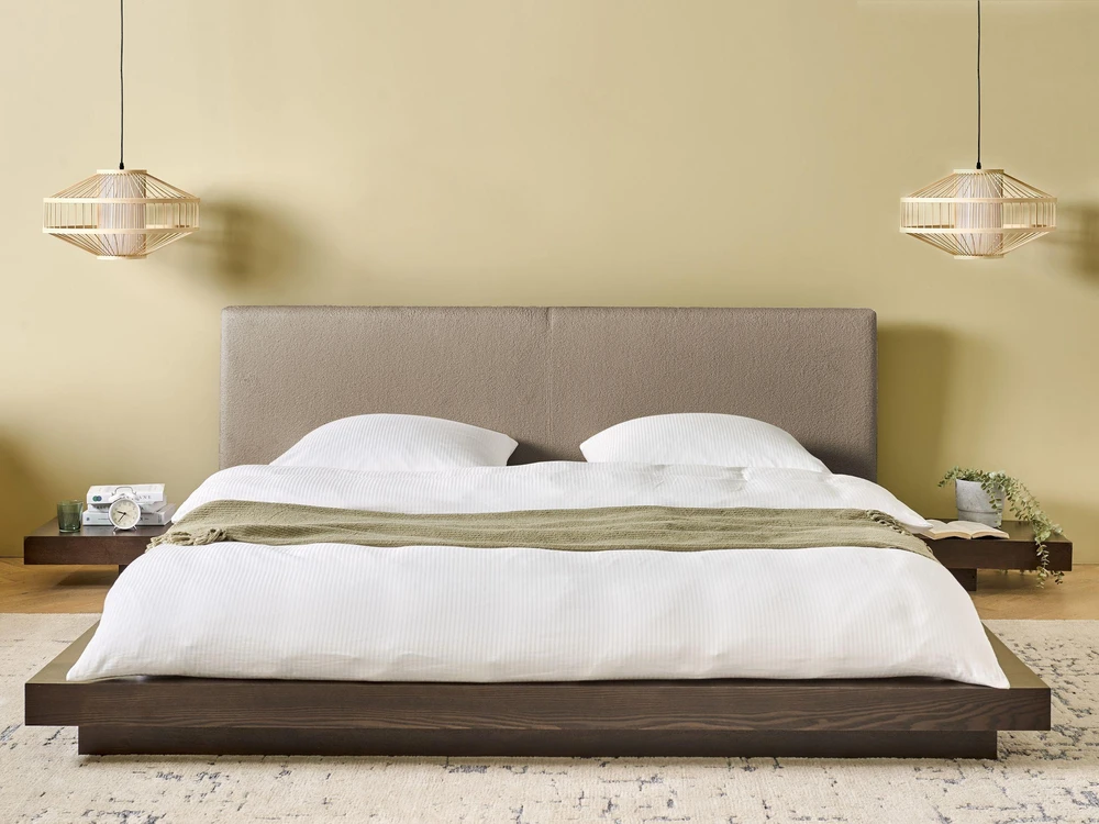 Lova Beliani Vandens lovos Boucle ZEN 180 x 200 cm tamsus uosis