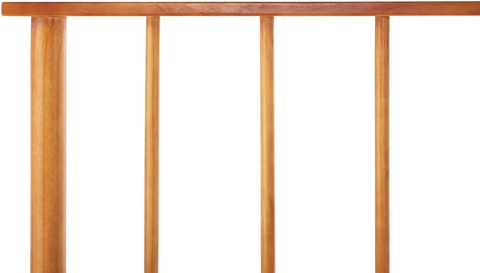 Lova Beliani Viengulė lovos rėmas BARRET 90 x 200 cm, ruda, pušies mediena