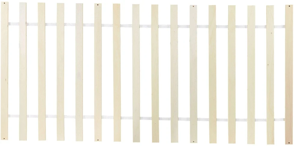Lova Beliani Viengulė lovos rėmas BARRET 90 x 200 cm, ruda, pušies mediena