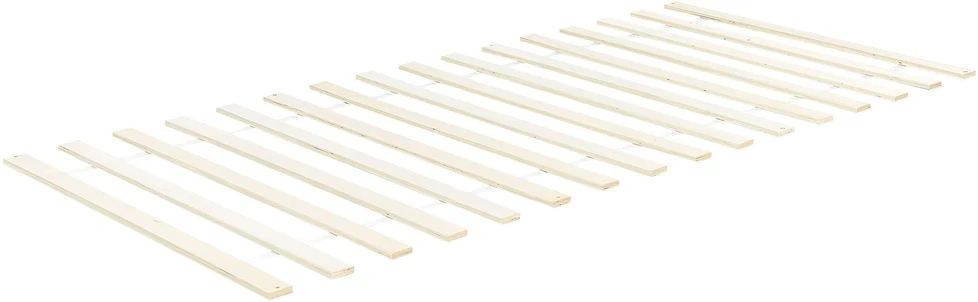 Lova Beliani Viengulė lovos rėmas BARRET 90 x 200 cm, ruda, pušies mediena