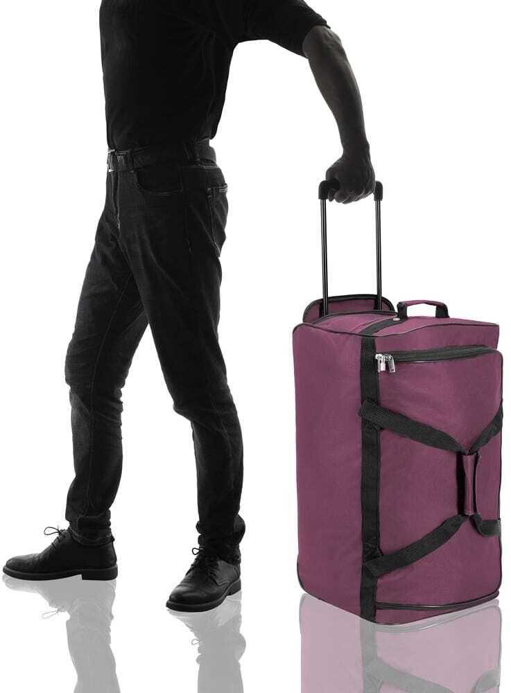Monzana DIDELIS KELIONINIS LAGAMINIS ANT RATAI 85L PURP
