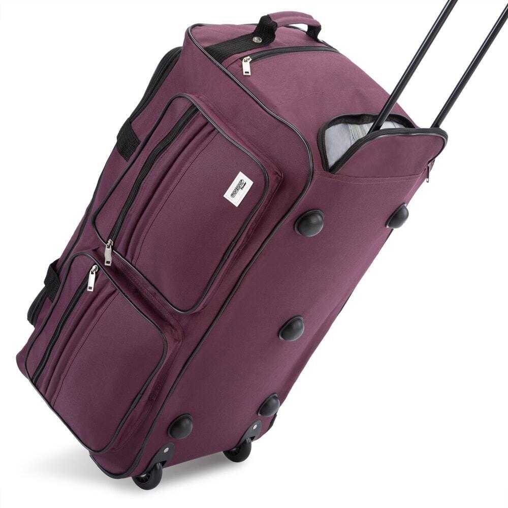 Monzana DIDELIS KELIONINIS LAGAMINIS ANT RATAI 85L PURP