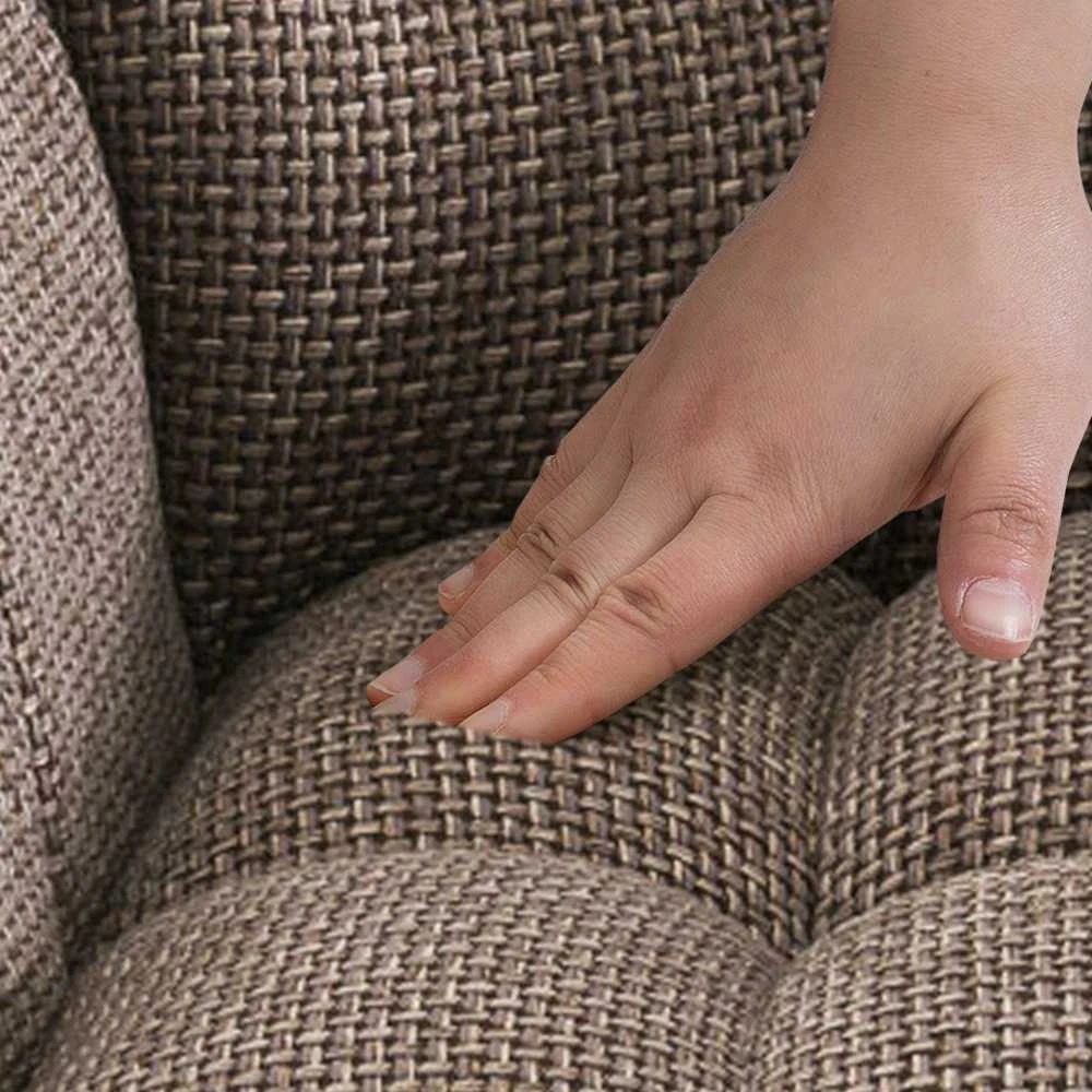 Mville Baro kėdžių komplektas Damaso, audinys, juoda, 2 vnt.