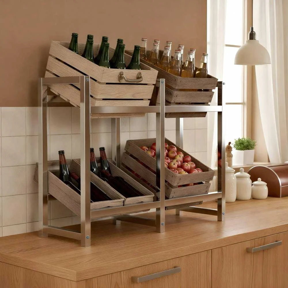 Mville 4 gėrimų dėžių stovas „Stack“