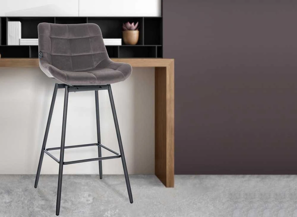 Mville 4 baro kėdžių komplektas Weston, pasukamas, aksominis