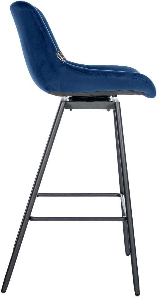 Mville Baro kėdžių Weston komplektas iš 4 vnt., besisukančios, aksominės
