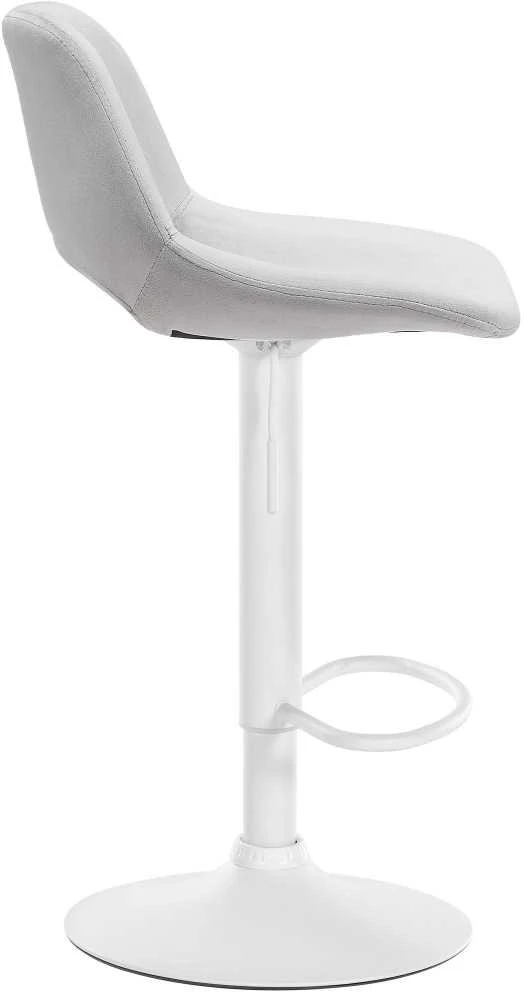 Mville Baro kėdė Camden aksominė, balta