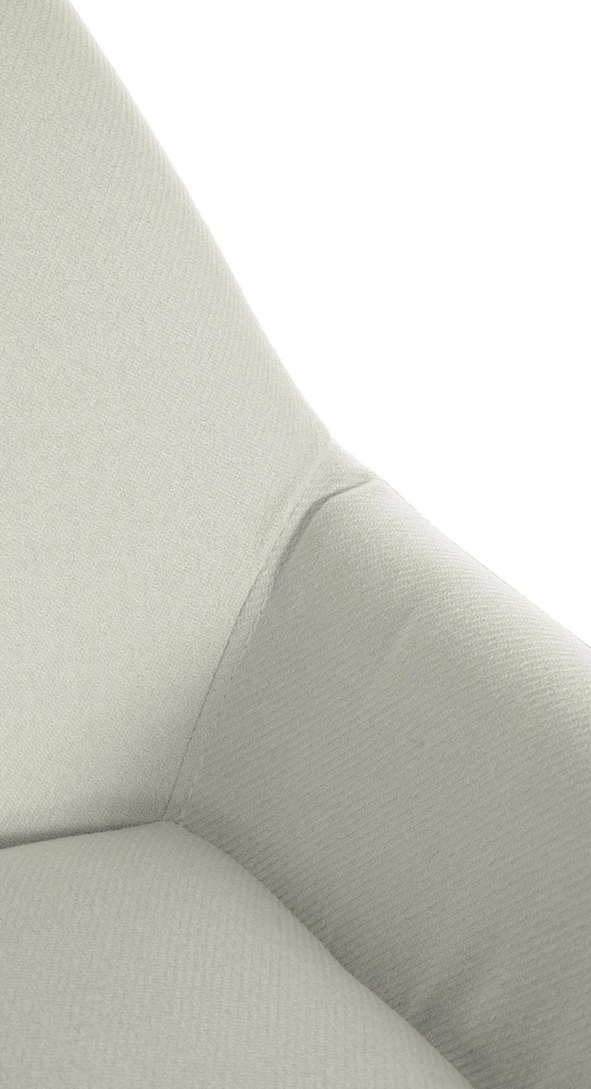Mville Baro kėdžių komplektas (2 vnt.) CLP Braga, audinys, kreminė spalva