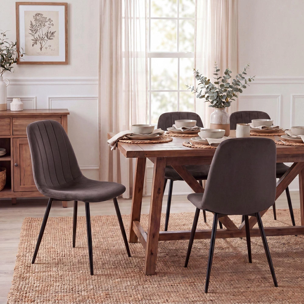Mville Valgomojo kėdė „Baxter“ iš aksomo