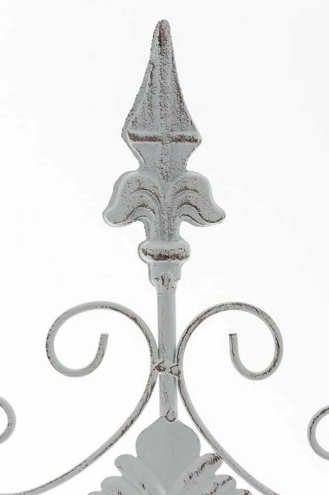 Clp Trading Grotelė augalams Burgus 122 x 35 cm antikvarinė balta