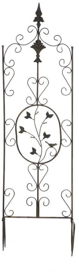 Mville Grotelės augalams Burgus 122 x 35 cm bronza