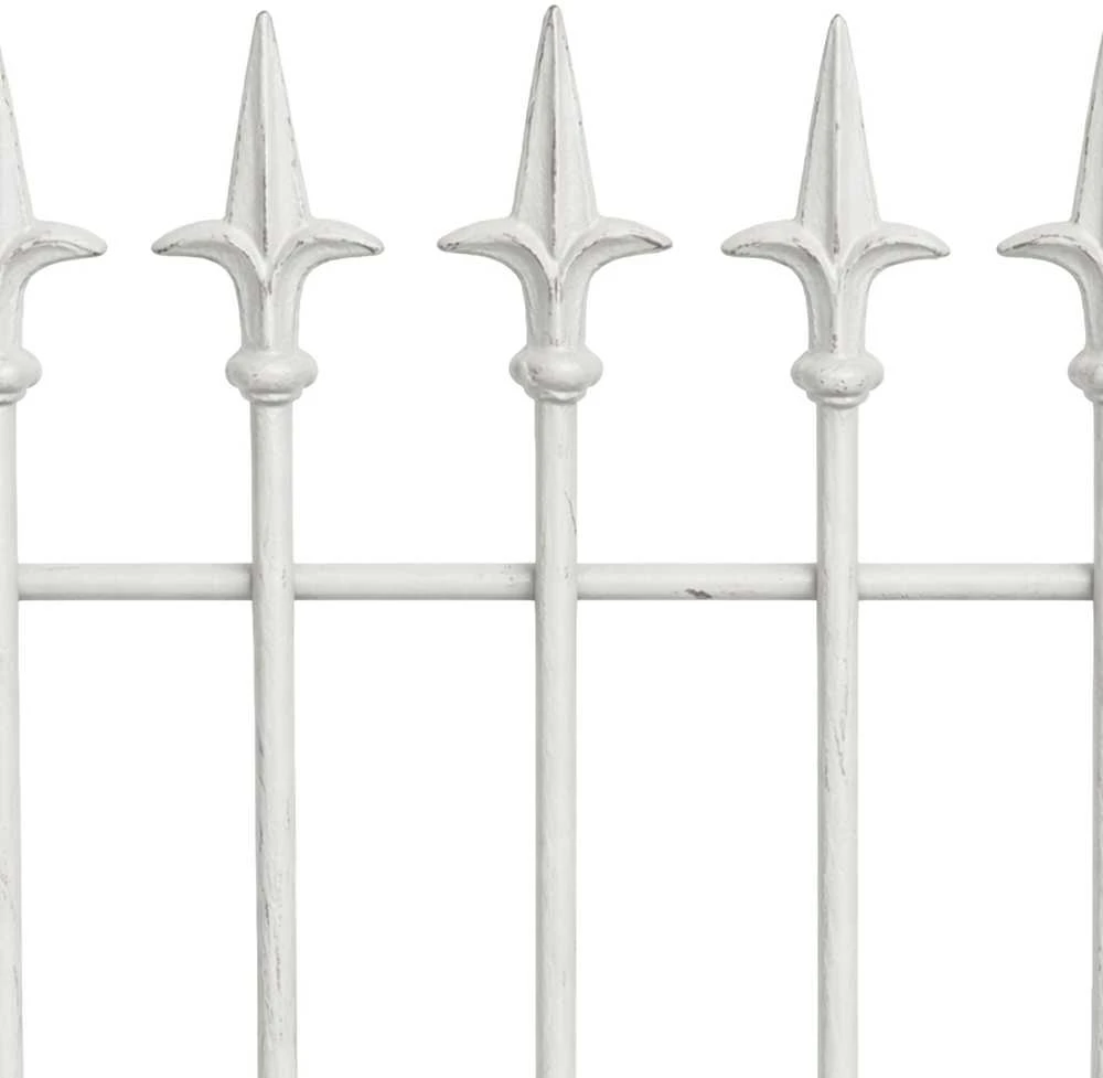 Clp Trading Sodo grotelės ELISA 100 x 50 cm antikvarinės baltos spalvos