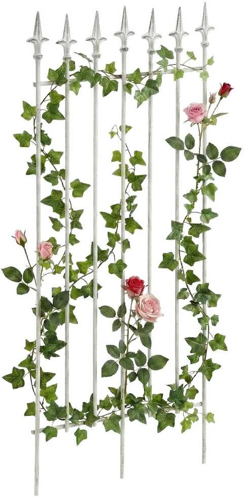 Clp Trading Sodo grotelės ELISA 100 x 50 cm antikvarinės baltos spalvos