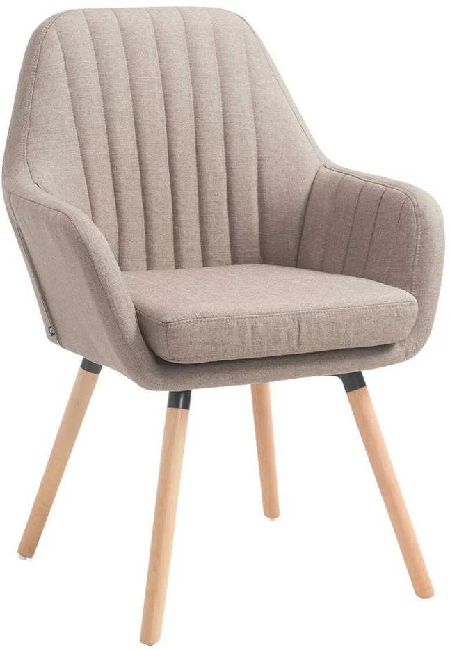 Mville Kėdė Florian Fabric pilkos spalvos, natūralios spalvos