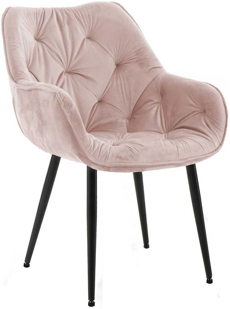 Mville Kėdė CLP Tanna, aksominė, rožinė