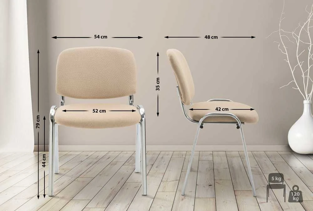 Mville Laukiamojo kėdė CLP Ken C, audinys