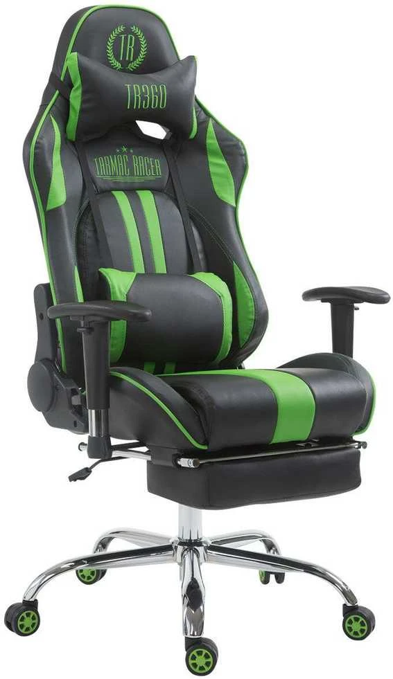 Mville Racing biuro kėdė Limit V2 dirbtinė oda su kojų atrama