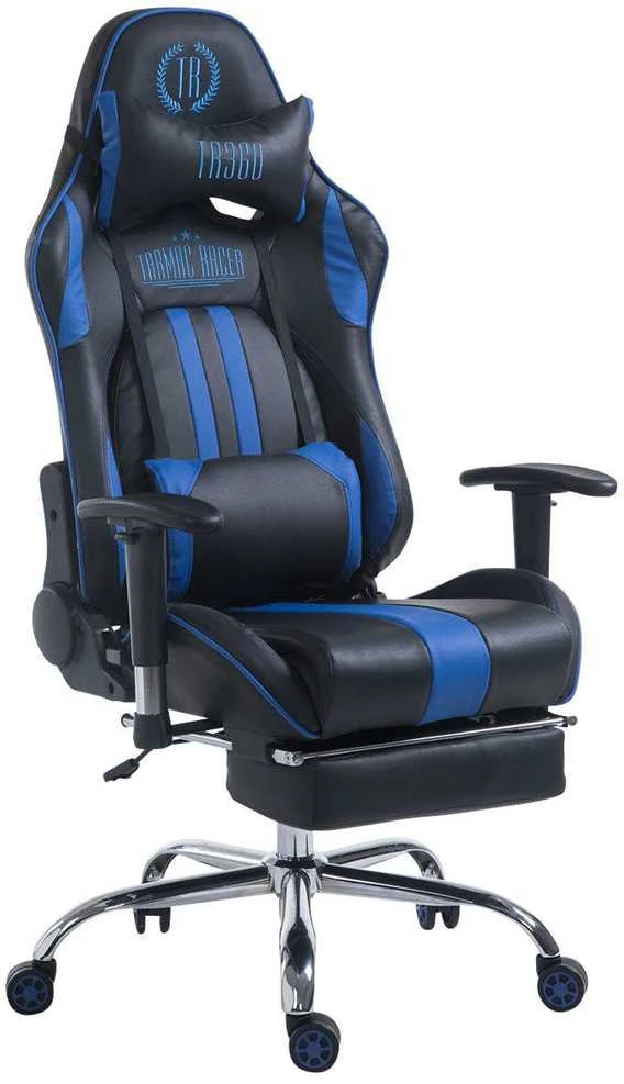 Mville Racing biuro kėdė Limit V2 dirbtinė oda su kojų atrama