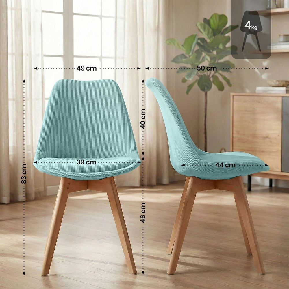 Mville "Linares Cord" kėdė