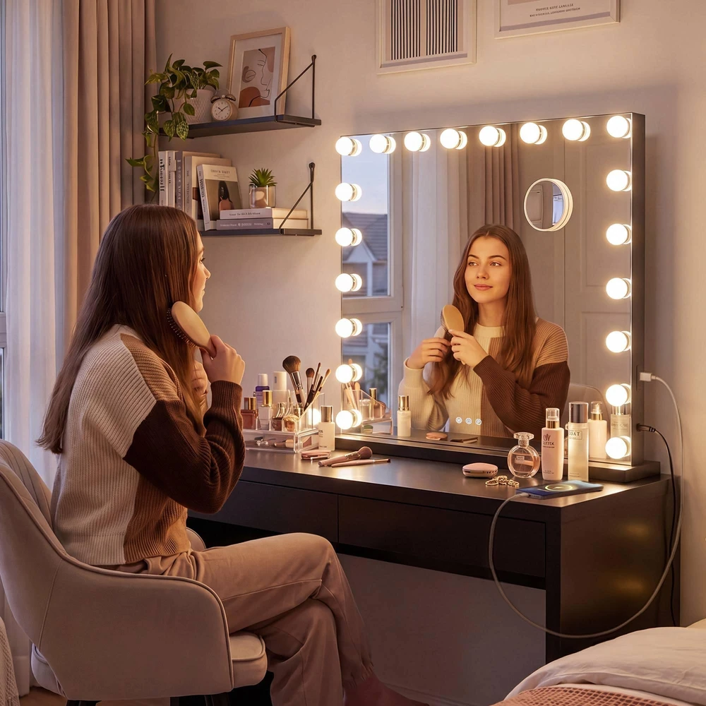 Mville Norlina veidrodėlis su Bluetooth