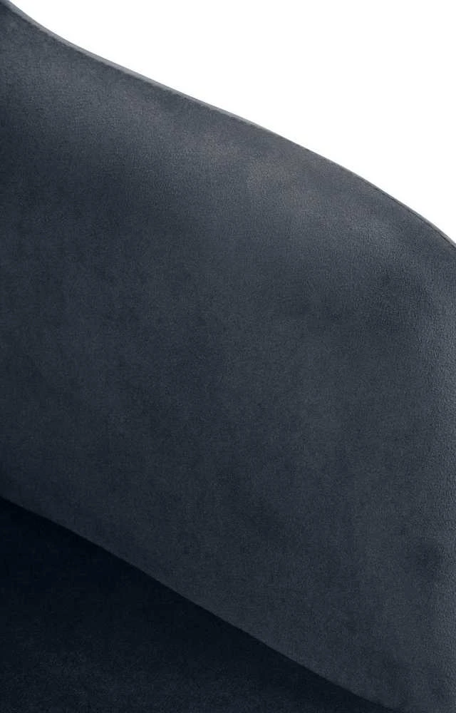 Mville Baro kėdė Natoma aksominė juoda