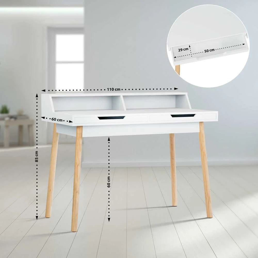 Mville Rašomasis stalas Eaton 110 cm