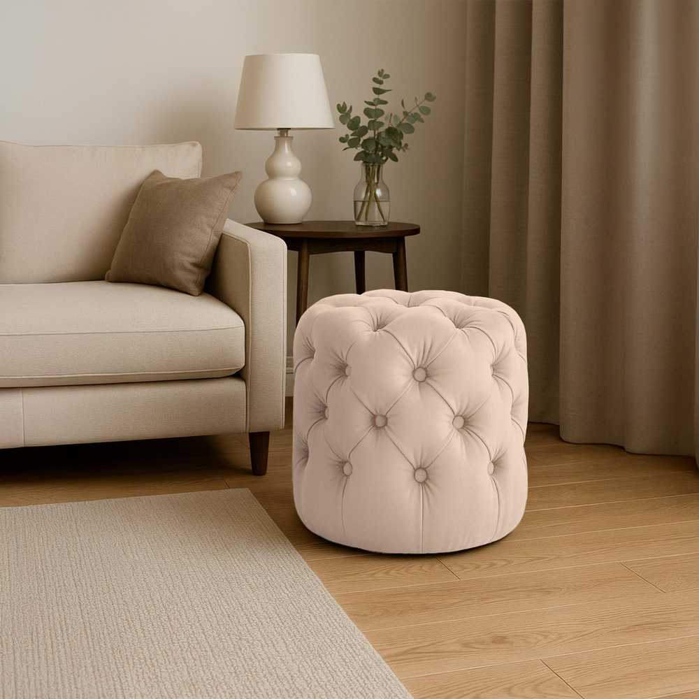 Mville Sėdimas pufas Drancy, aksominis, M dydžio