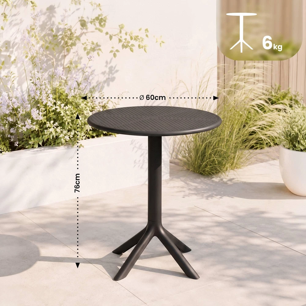 Mville Stalas Lacota apvalus 60 cm