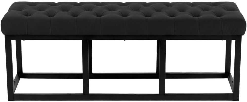 Mville Sėdimoji sofa Polson Velvet Juodas 120 cm