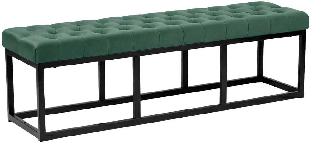 Mville Suoliukas CLP Polson, aksominis, žalias, 150 cm