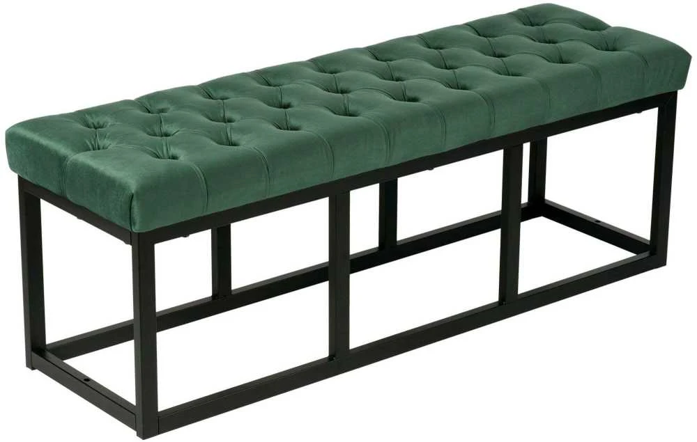 Mville Sėdimoji sofa Polson Velvet Juodas 120 cm