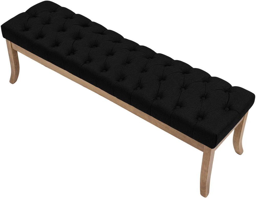 Clp Trading Sėdimoji suolelė „Ramses“, audinys, senovinio atspalvio šviesus, 150 cm