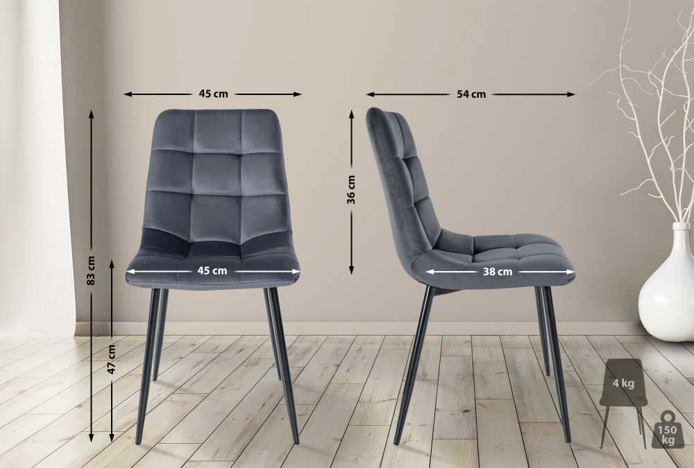 Mville Valgomojo kėdė „Tilde“ iš aksomo