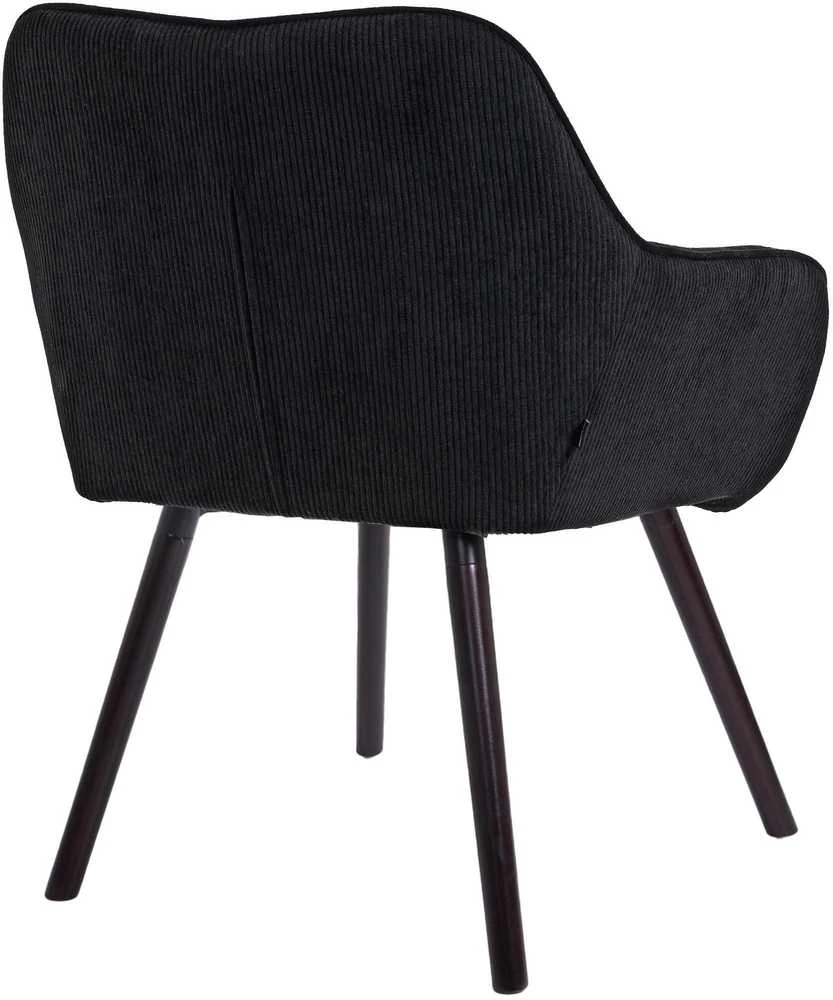 Mville Valgomojo kėdė „Vienna Cord“, juoda