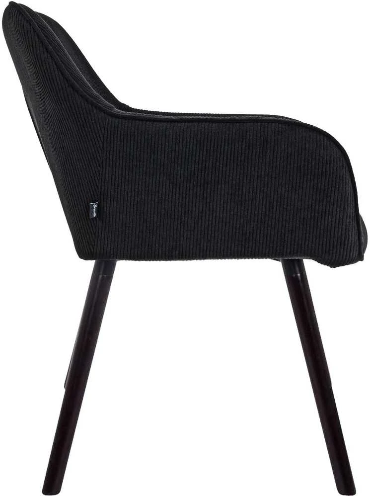 Mville Valgomojo kėdė „Vienna Cord“, juoda