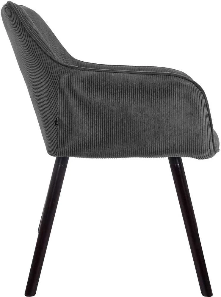 Mville Valgomojo kėdė „Vienna Cord“, juoda