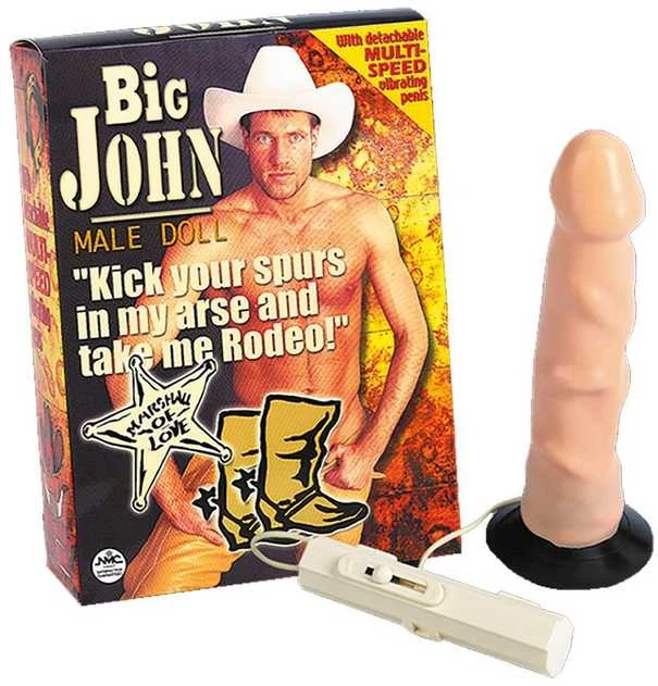 Nmc Didelė pripučiama lėlė „Big John“ iš PVC su peniu
