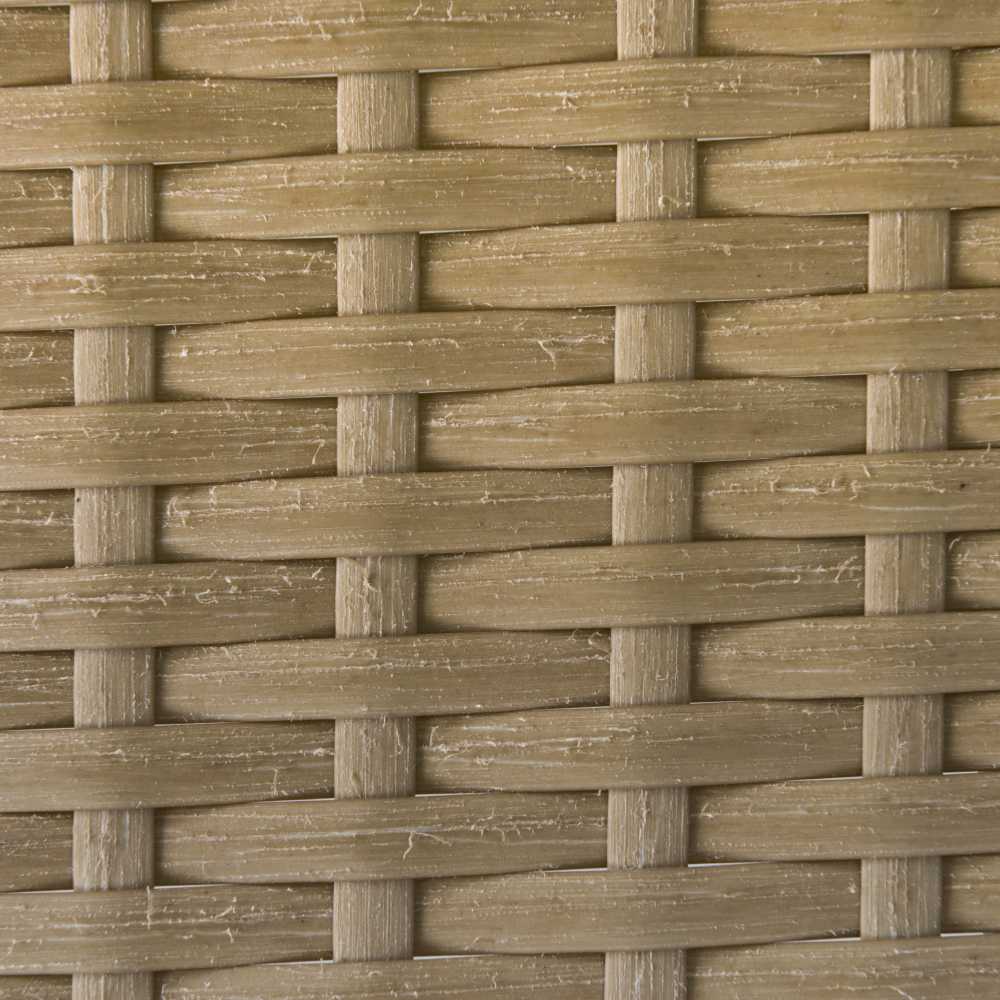 Lauko baldų komplektas Outsunny 3 dalių rotango sodo baldų komplektas, 2 vietų sofa su šezlongu ir staliuku